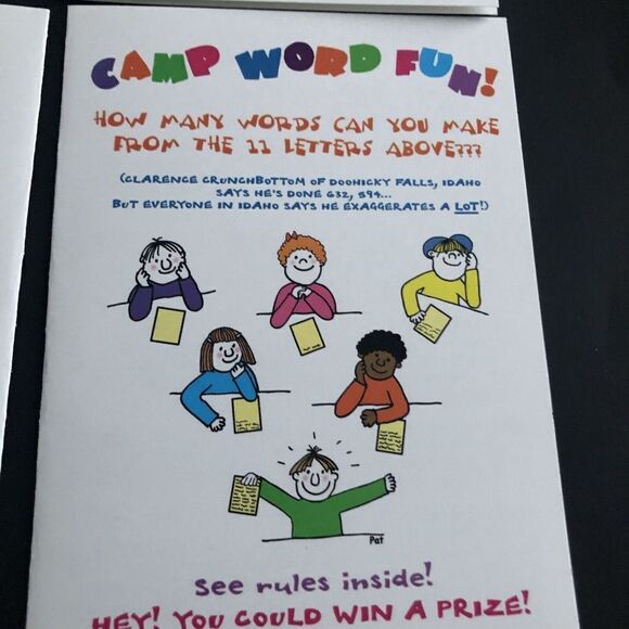 Patsy Card Shop Kamp Kids Sending Love 6 Cards + Envelopes With Envelopes New - Picture 5 of 12